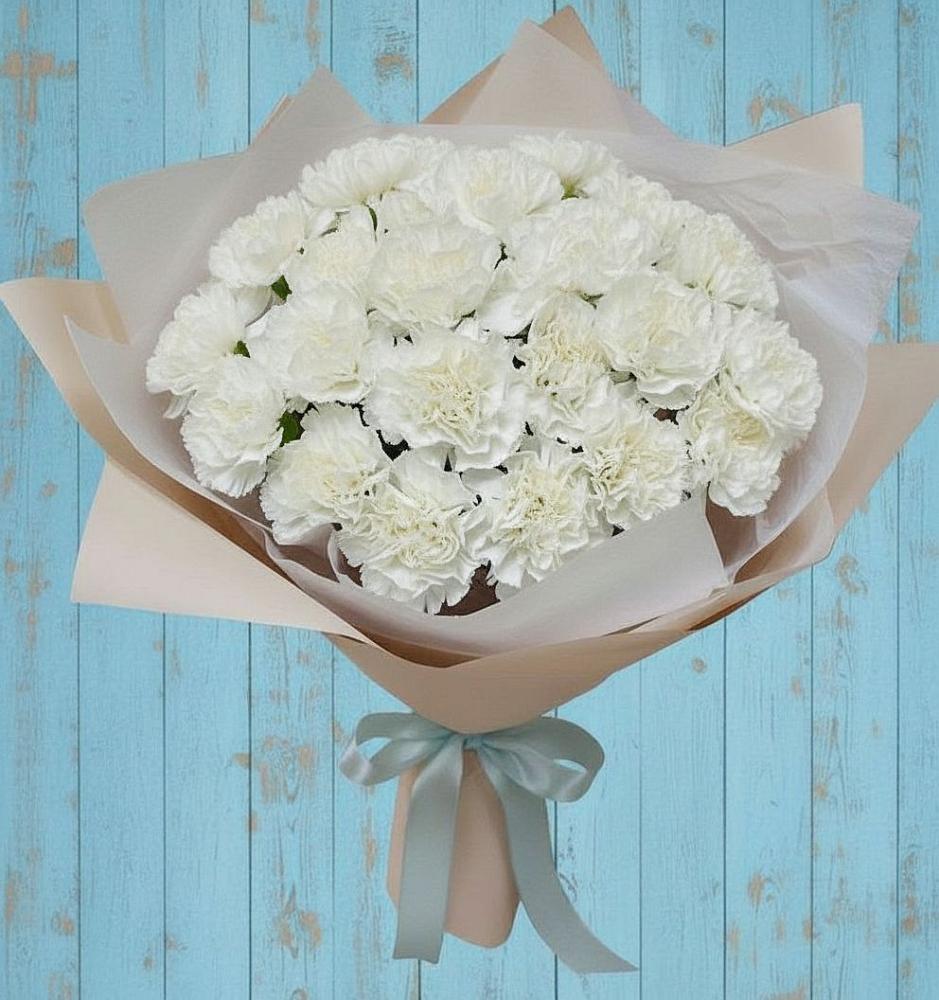 Букет цветов из: Гвоздики в Лангепасе