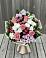 Букет цветов из: Альстромерии, Гвоздики, Розы и Хризантемы в Лангепасе