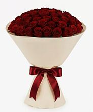 Букет 101 Бордовая роза Блэк Бакарра в Лангепасе