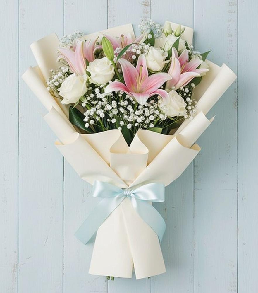 Букет цветов из: Лилии в Лангепасе