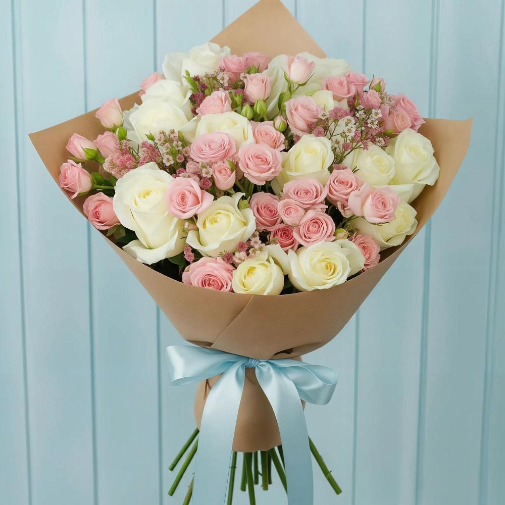 Букет цветов из: Розы в Лангепасе