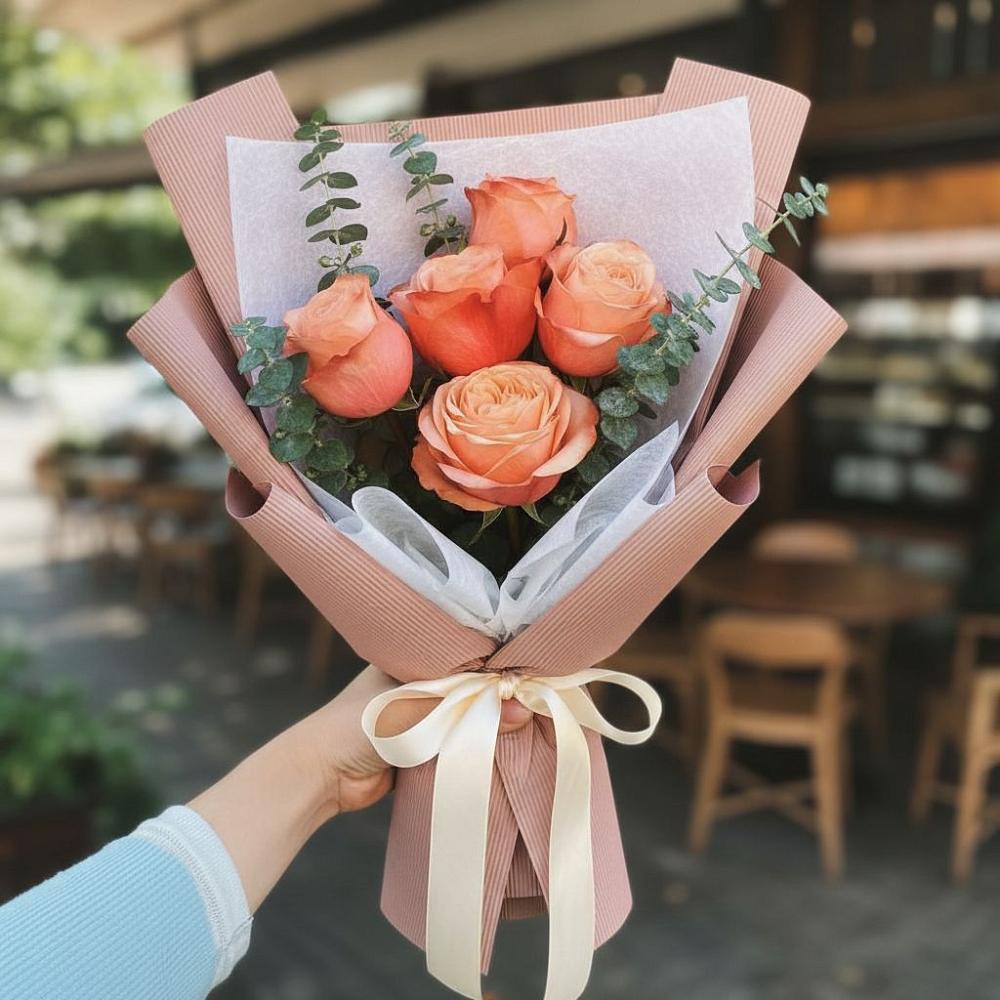 Букет цветов из: Розы в Лангепасе