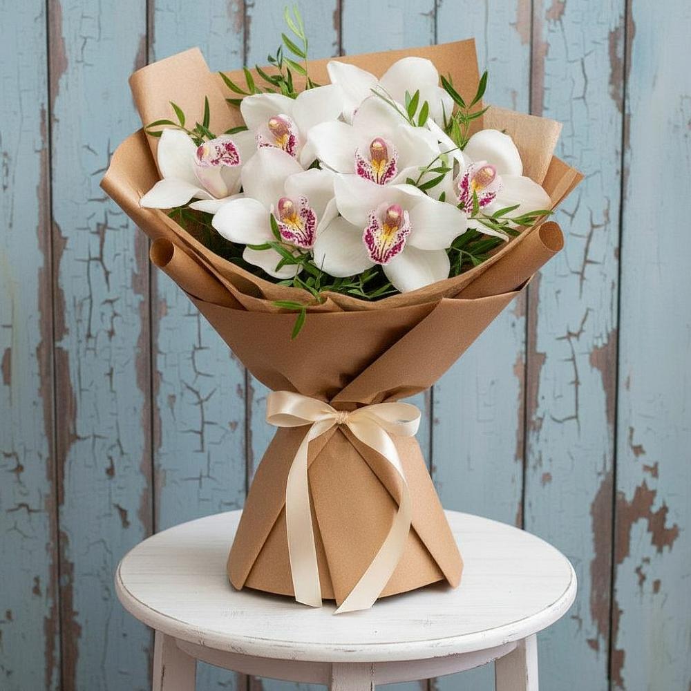Букет цветов из: Орхидеи и Розы в Лангепасе