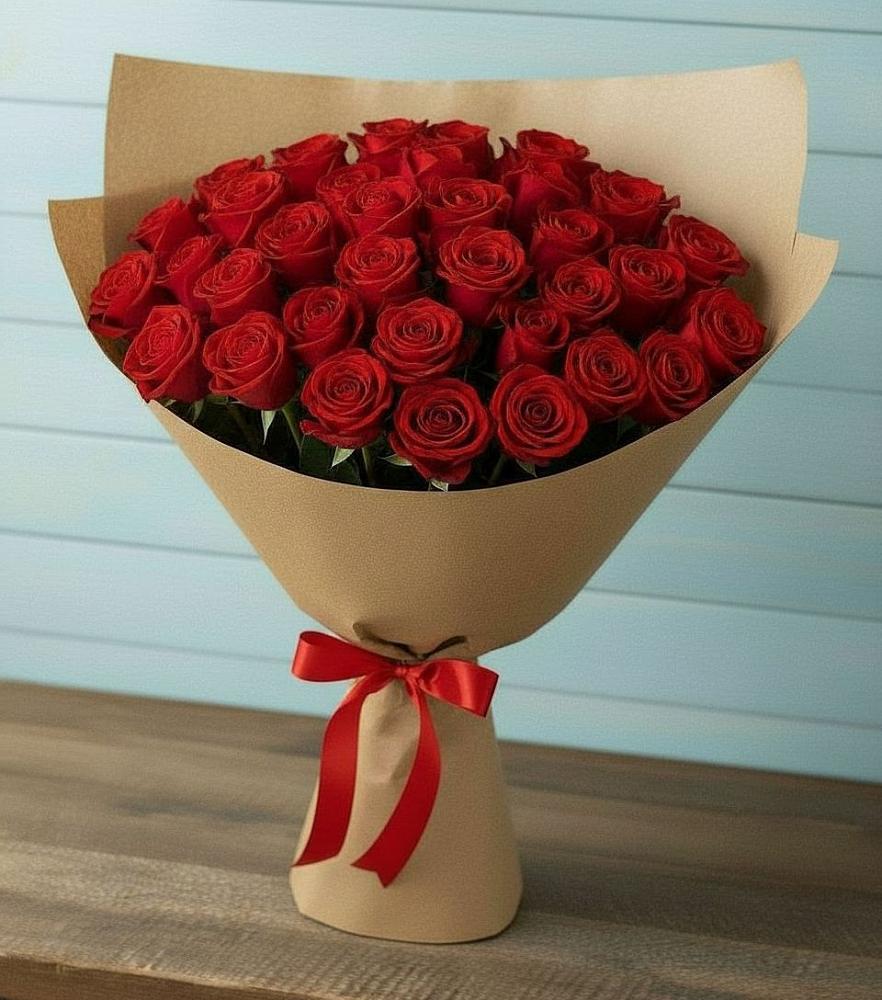 Букет Красные розы Милано в Лангепасе