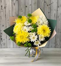 Букет цветов из:  Хризантемы #REPLACE_PRED# Лангепасе