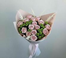 Букет цветов из:  Розы и Хризантемы в Лангепасе