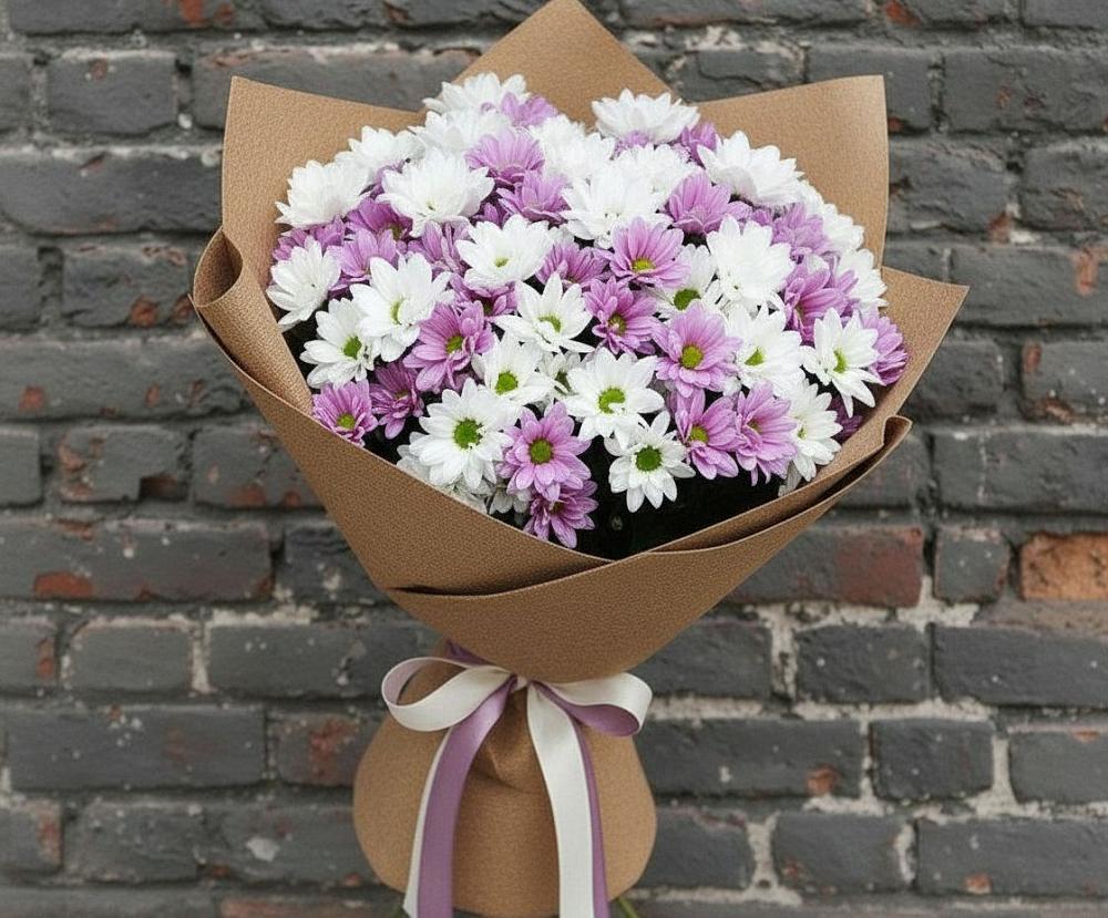 Букет цветов из: Хризантемы в Лангепасе