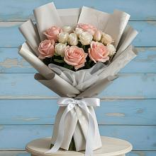Букет цветов из:  Розы #REPLACE_PRED# Лангепасе