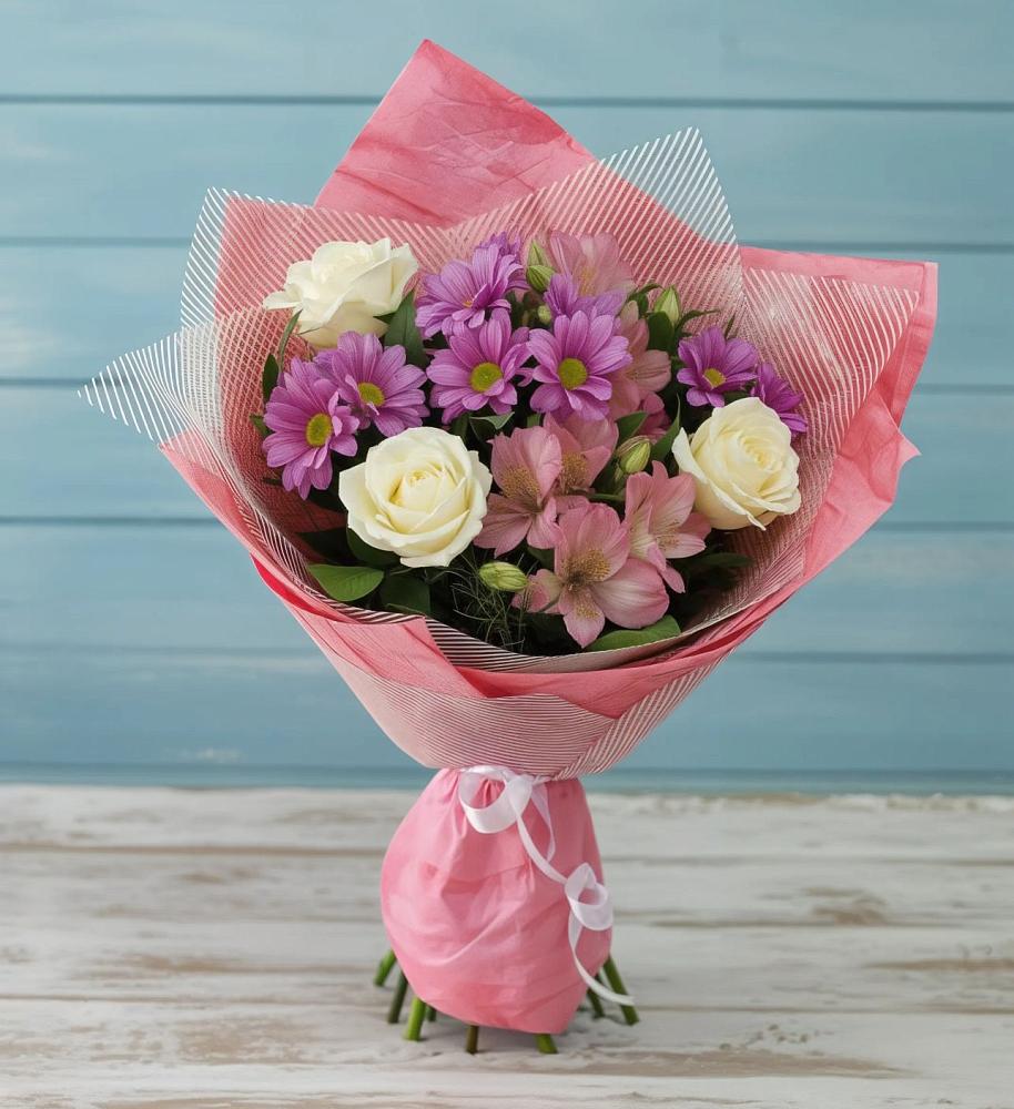 Букет цветов из: Герберы в Лангепасе